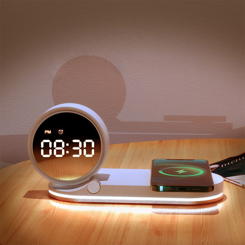 Clock alarm multi-function wireless charger
