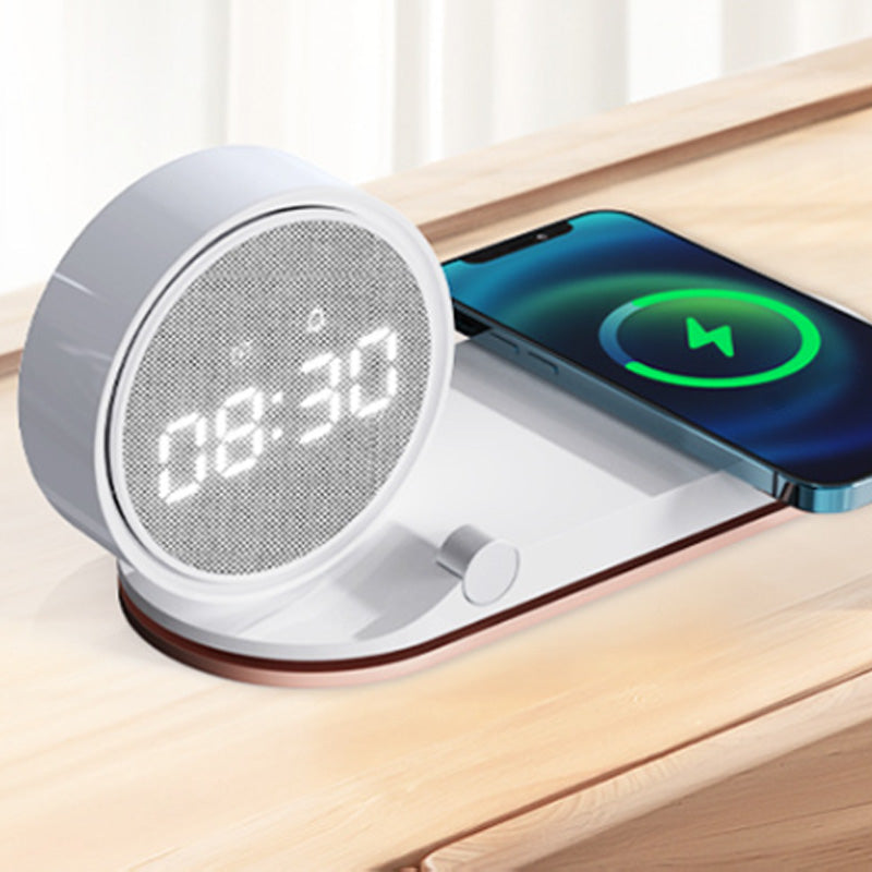 Clock alarm multi-function wireless charger