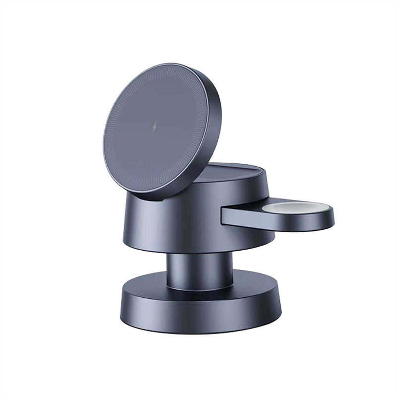 Foldable magnetic multifunctional wireless charger