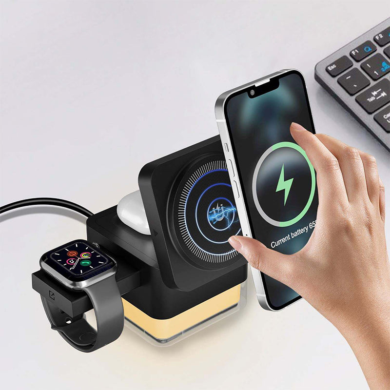 Magic cube magnetic multifunctional wireless charger