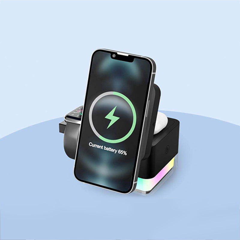Magic cube magnetic multifunctional wireless charger