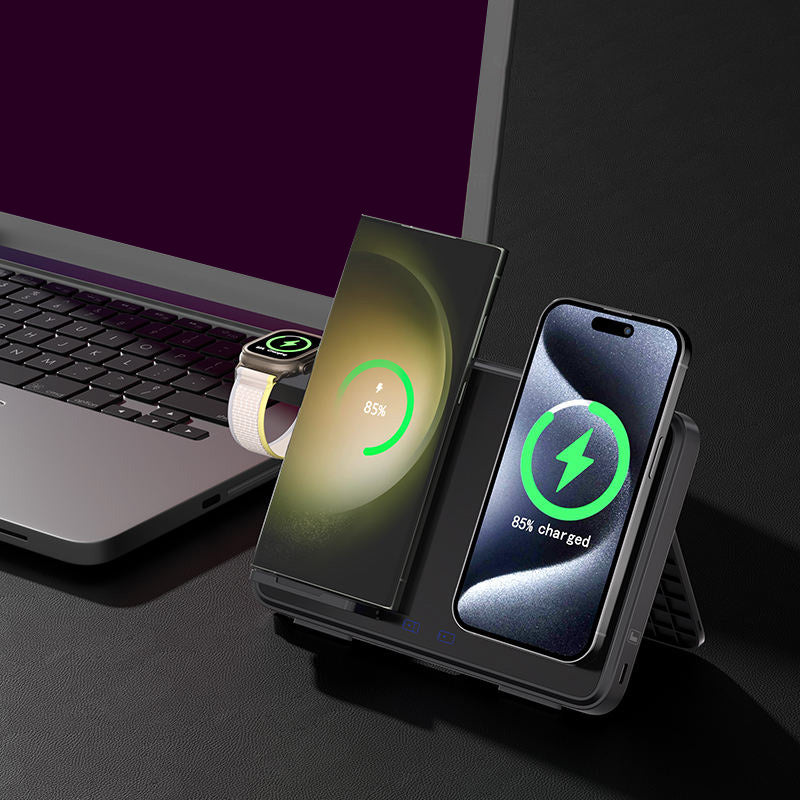 Folding stand multifunctional wireless charger