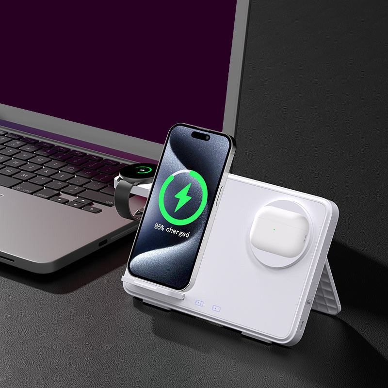 Folding stand multifunctional wireless charger