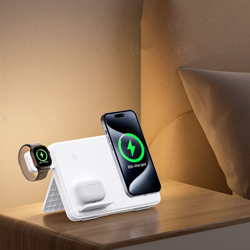 Folding stand multifunctional wireless charger