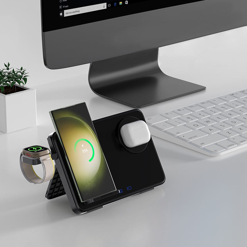 Folding stand multifunctional wireless charger