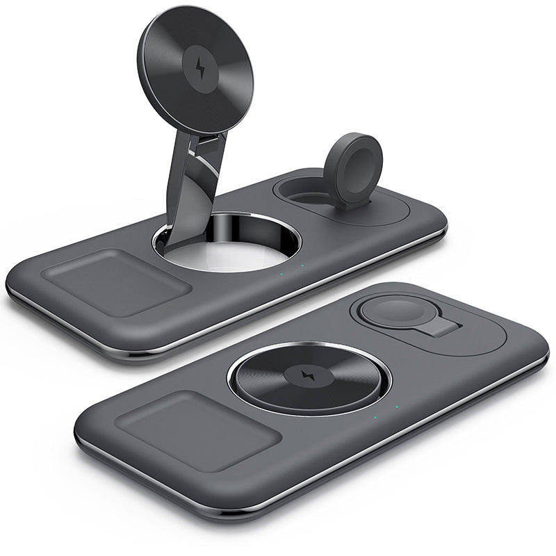 Foldable 3 in 1 multifunctional wireless charger