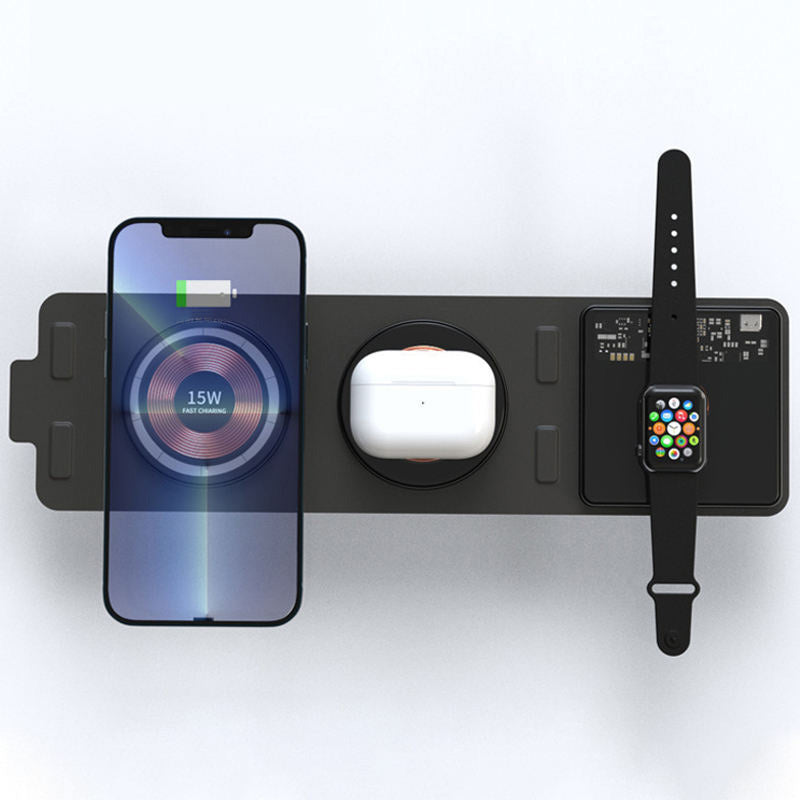 Ultra-thin portable foldable multifunctional wireless charger