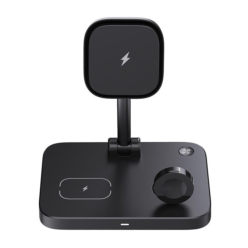Black foldable magnetic multifunctional wireless charger