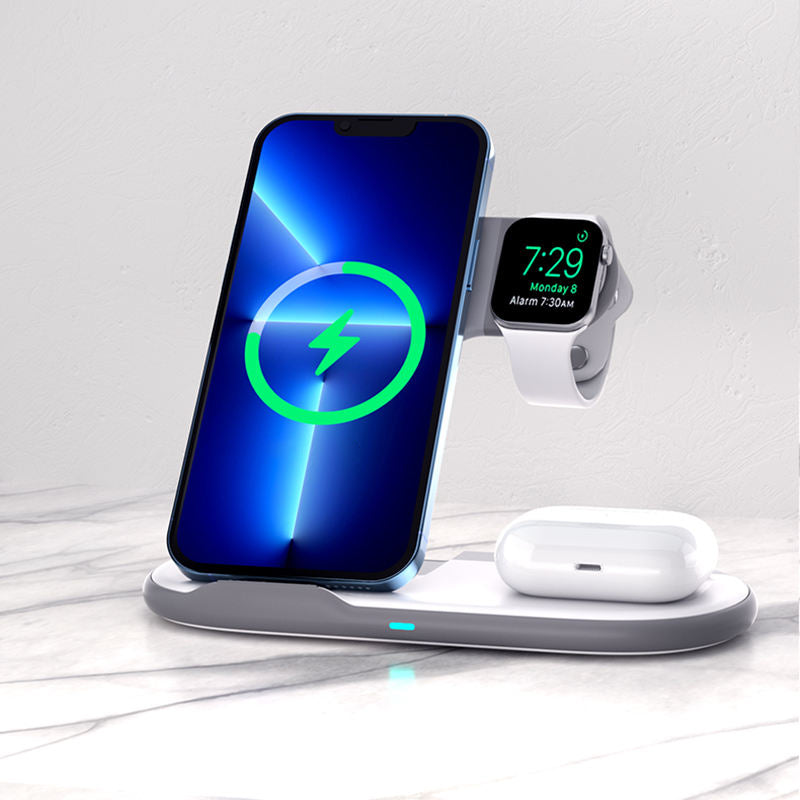 Magnetic stand multi-function wireless charger