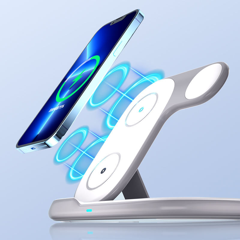 Magnetic stand multi-function wireless charger