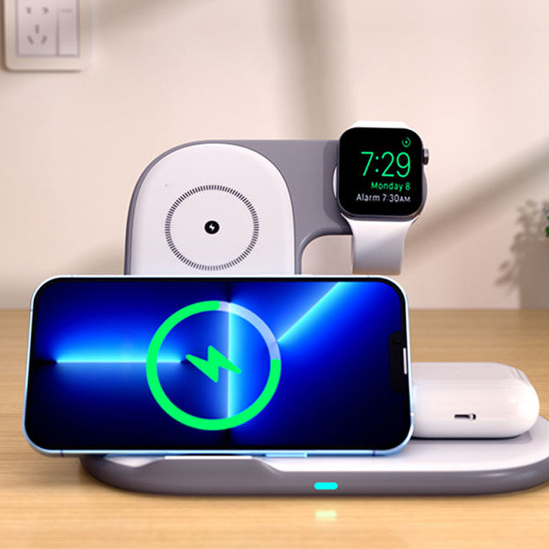 Magnetic stand multi-function wireless charger