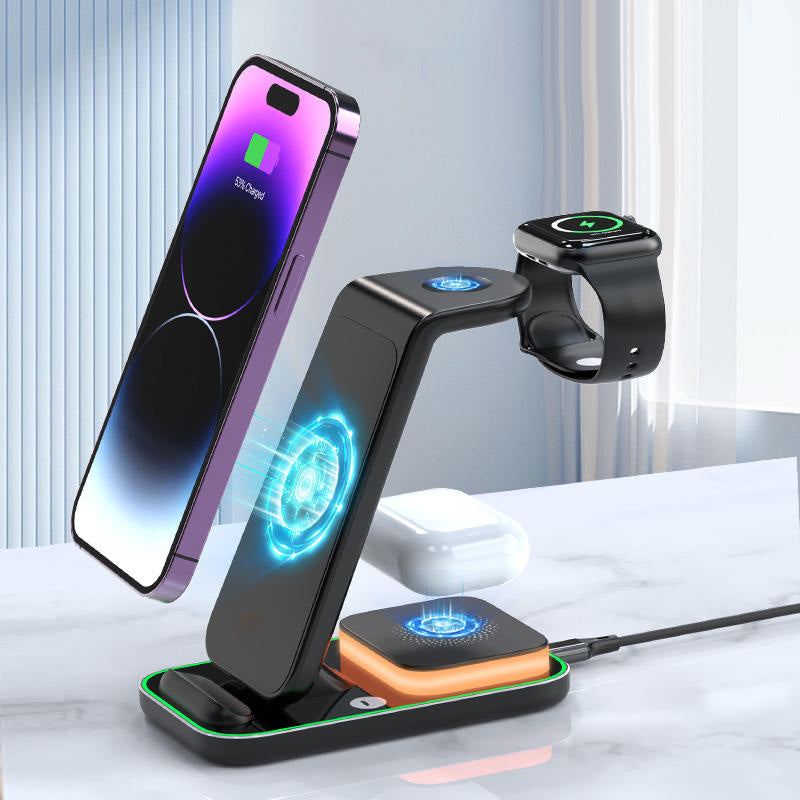 3-in-1 magnetic multifunctional wireless charger