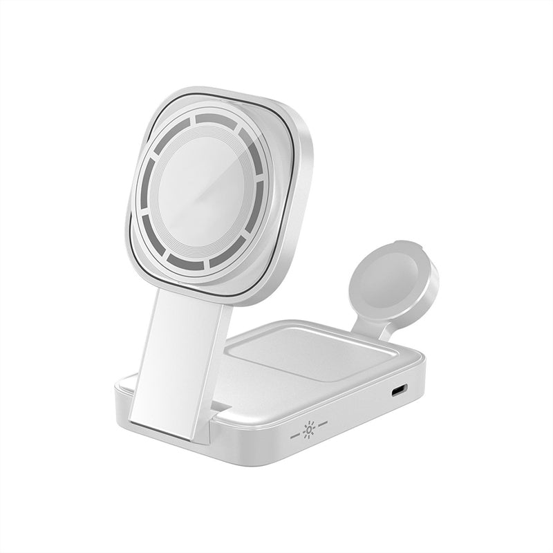 Portable magnetic multifunctional wireless charger