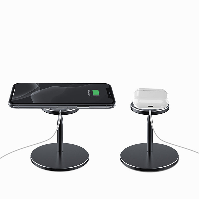 Simple magnetic wireless charger with stand