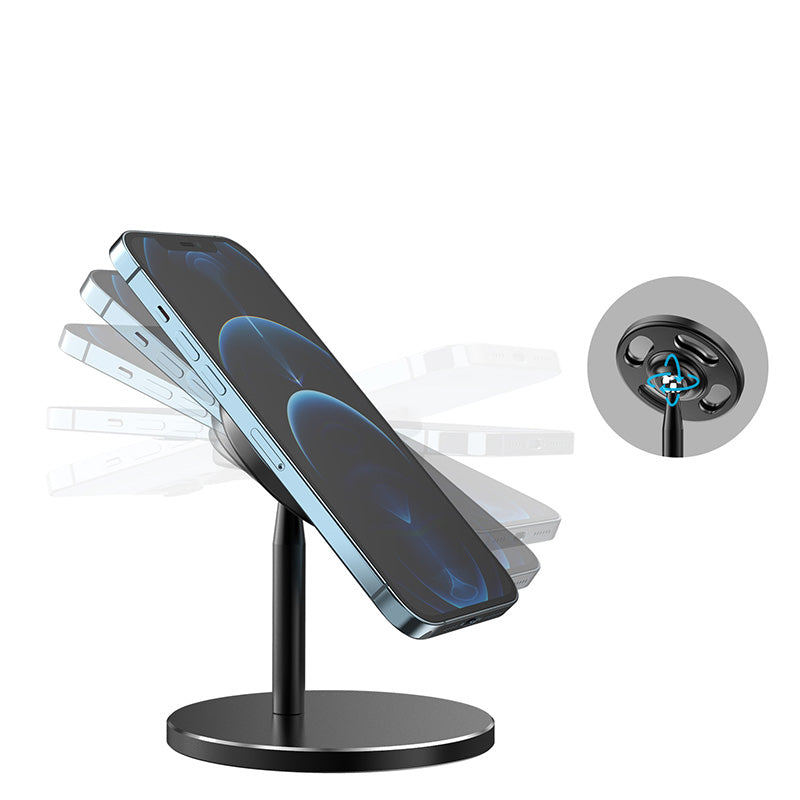 Simple magnetic wireless charger with stand