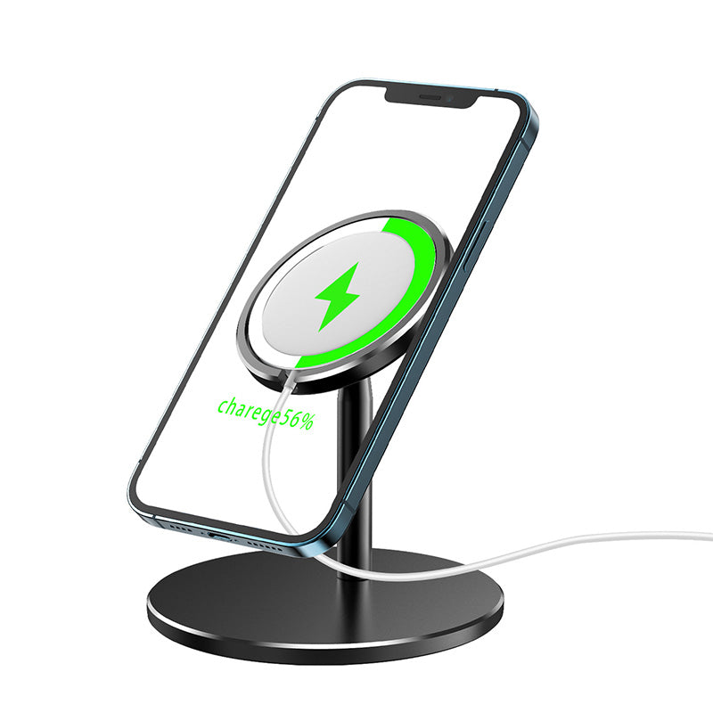 Simple magnetic wireless charger with stand