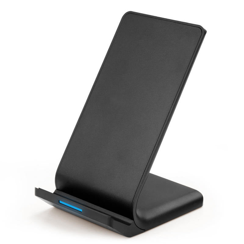 Vertical foldable wireless charger with stand