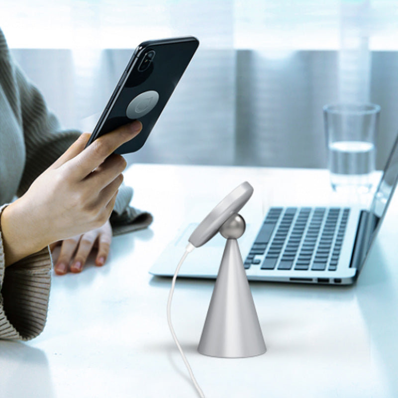 Unique magnetic wireless charger with stand