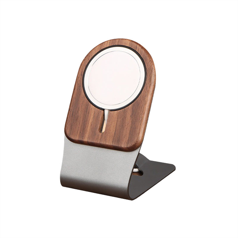 Desktop magnetic wireless charger with stand