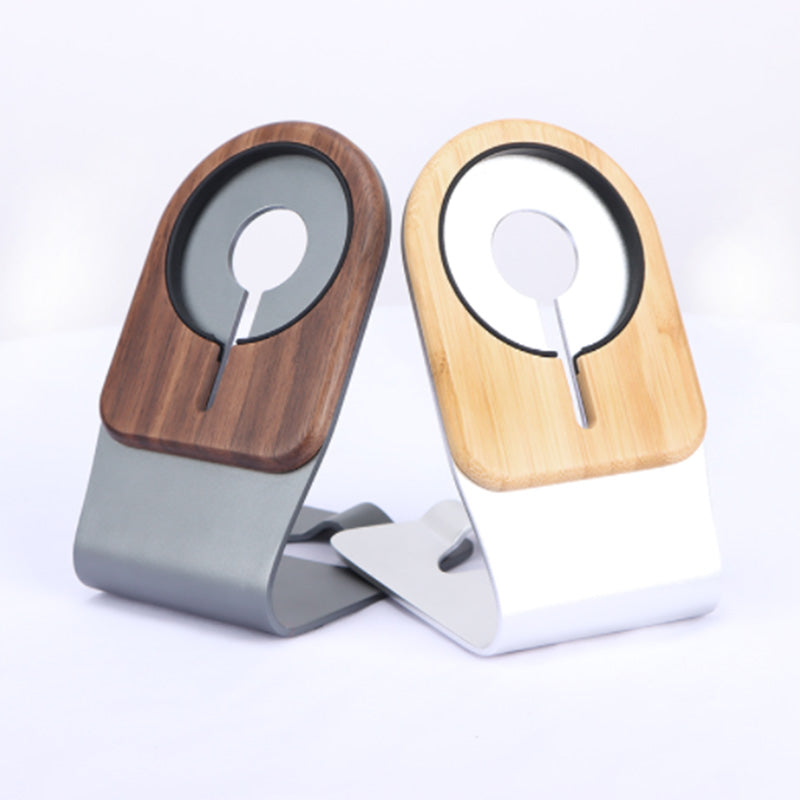 Desktop magnetic wireless charger with stand