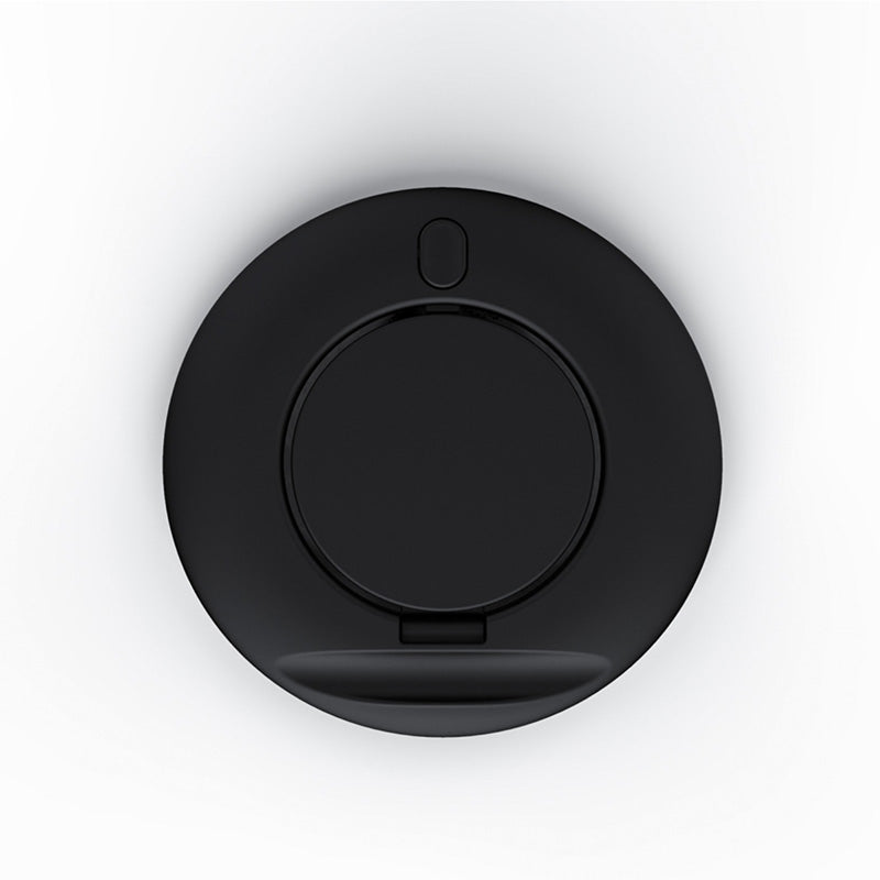 Black magnetic wireless charger with stand