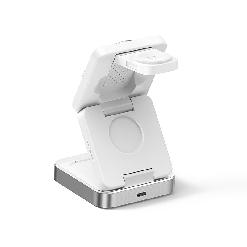 Smart 3 in 1 magnetic wireless charger with stand