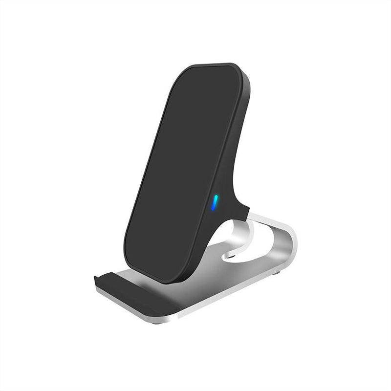 Vertical fan cooling wireless charger with stand