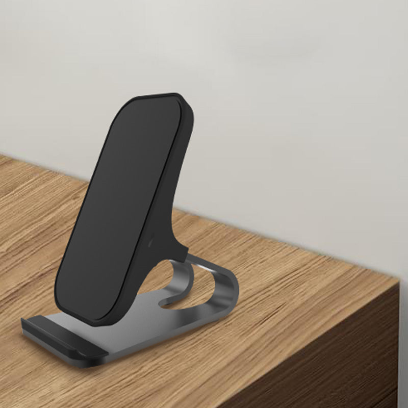 Vertical fan cooling wireless charger with stand