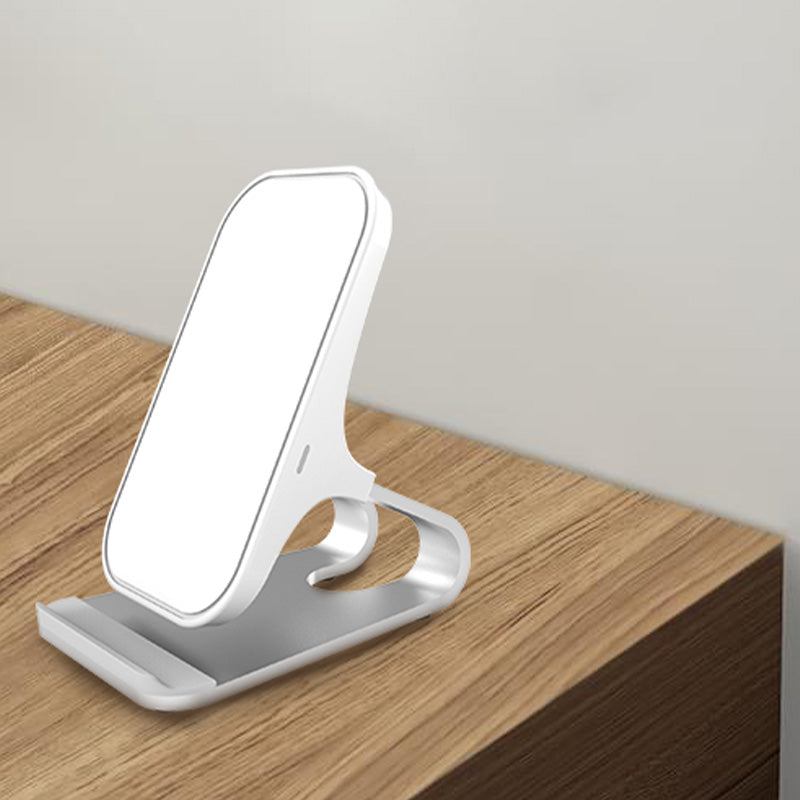 Vertical fan cooling wireless charger with stand