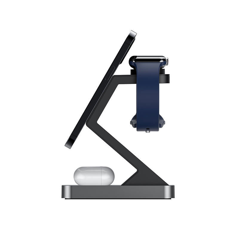 Simple desktop wireless charger with stand