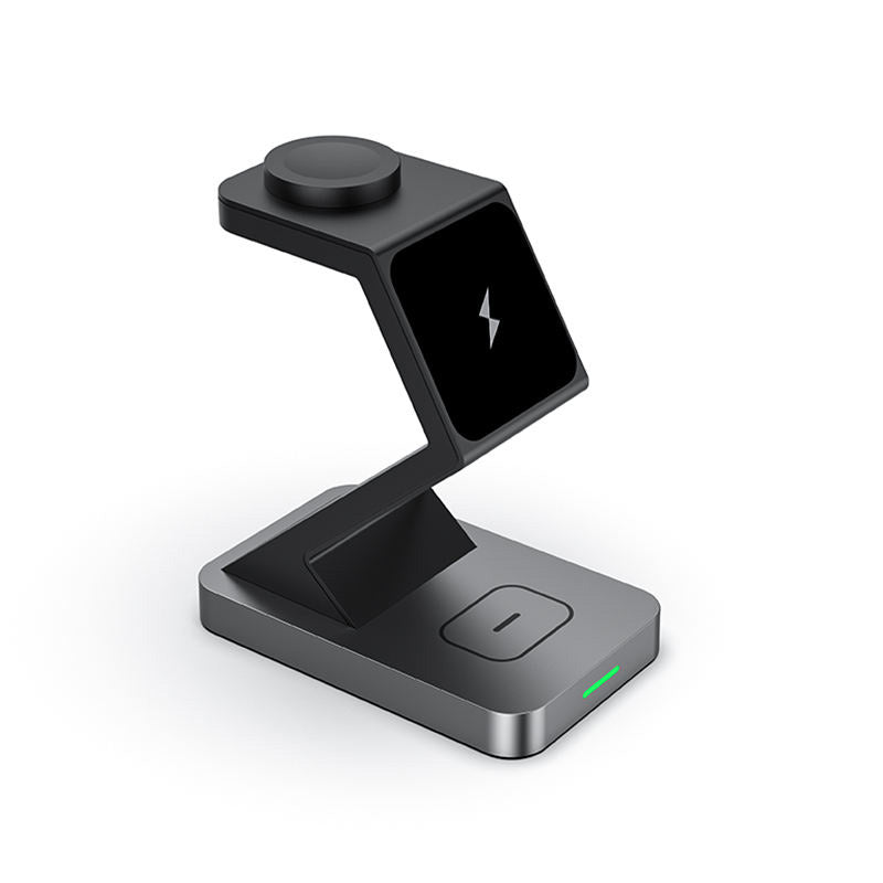 Simple desktop wireless charger with stand