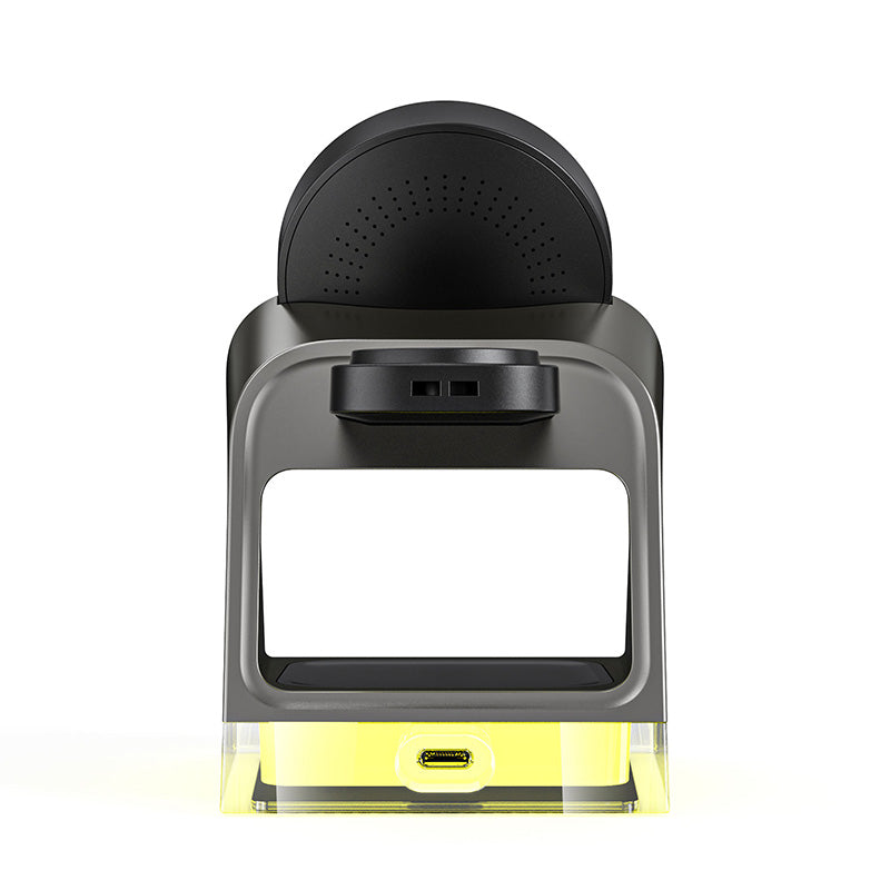 Desktop 3 in 1 wireless charger with stand