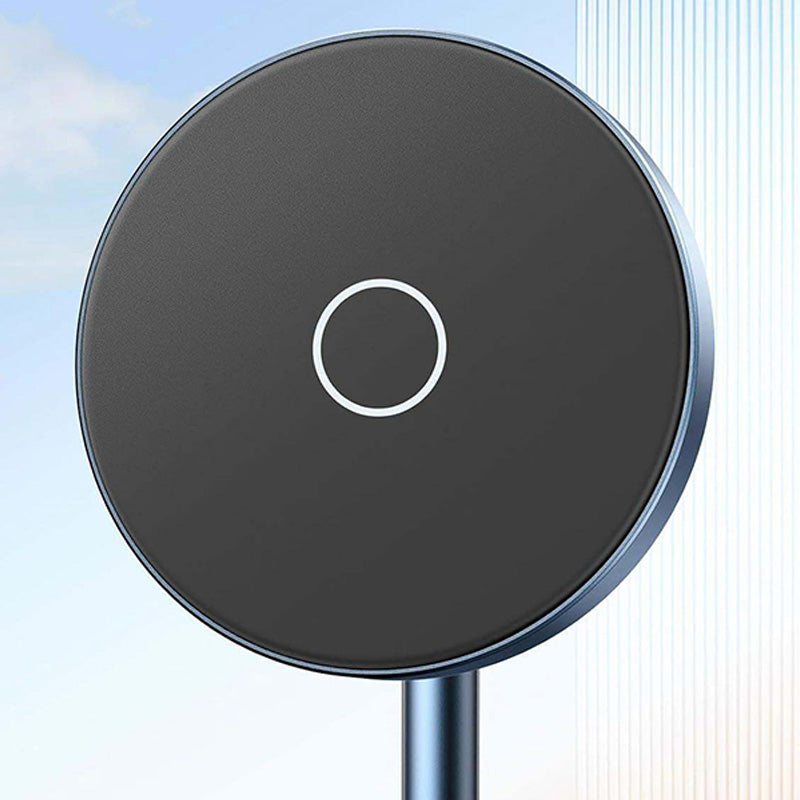 Black 2 in 1 magnetic wireless charger with stand