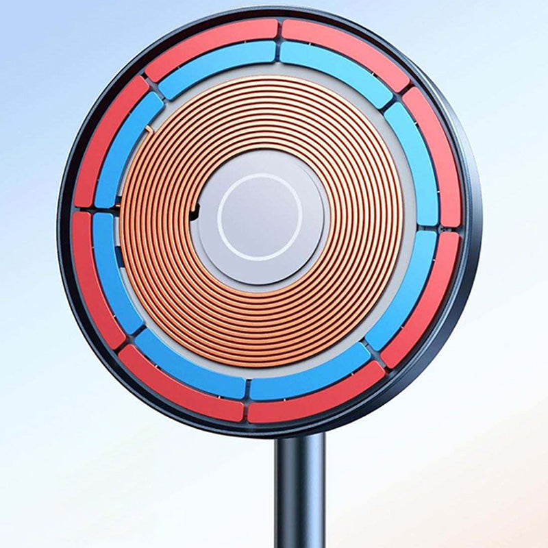 Black 2 in 1 magnetic wireless charger with stand