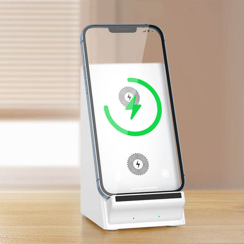 Smart vertical pen holder wireless charger with stand