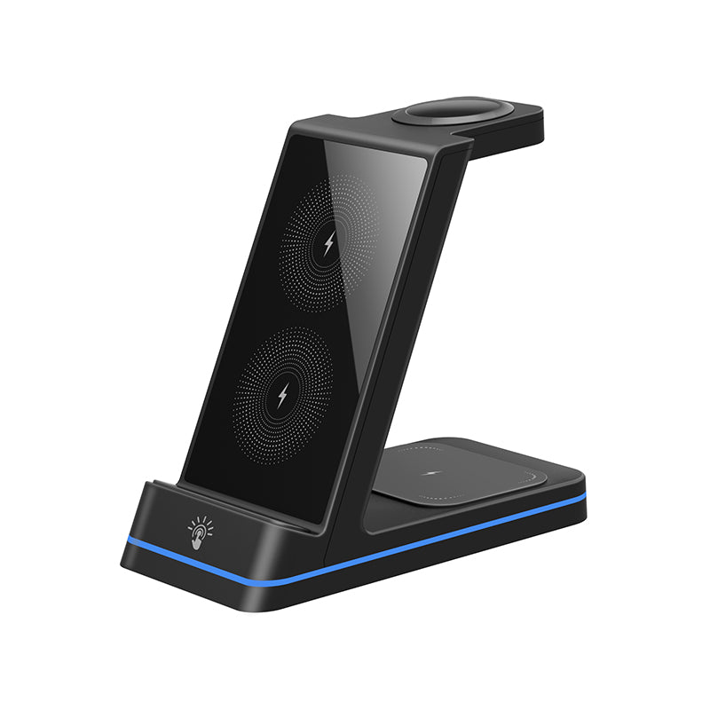 High efficiency heat dissipation wireless charger with stand
