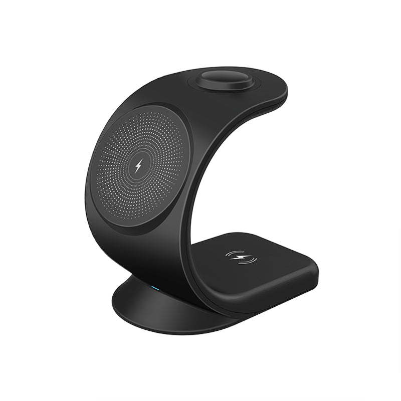 Fast charging magnetic wireless charger with stand