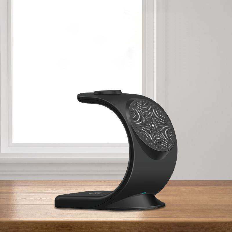 Fast charging magnetic wireless charger with stand