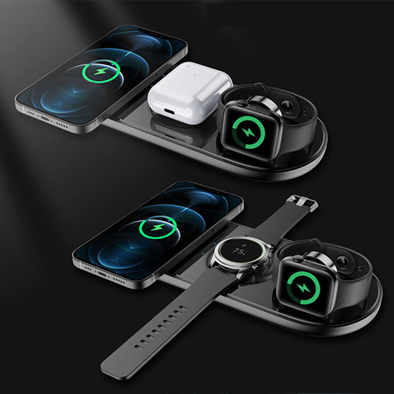 3 in 1 fast charging wireless charger with stand