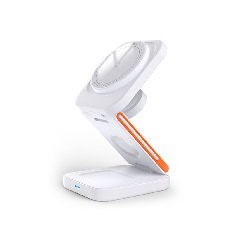 Portable foldable wireless charger with stand