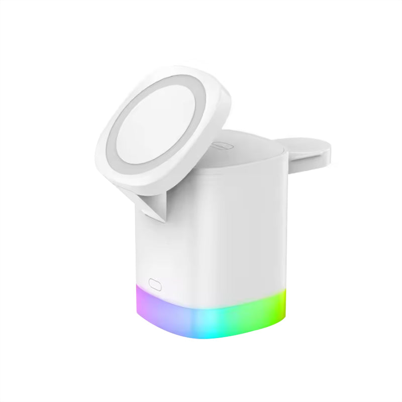 Foldable magnetic wireless portable charger