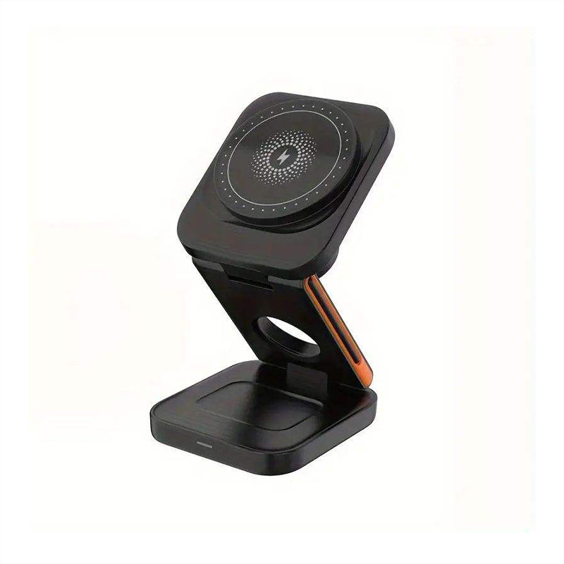 Multi-axis large-angle foldable magnetic portable charger