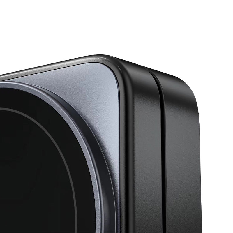 Black 3-in-1 magnetic wireless portable charger