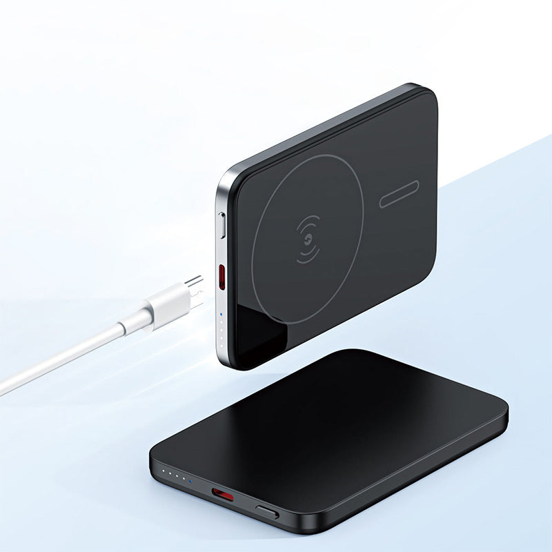 Ultra-thin mini magnetic portable charger
