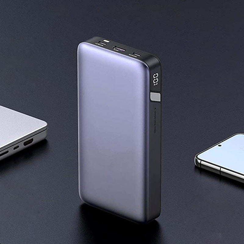 Gray two-way fast charging large capacity portable charger