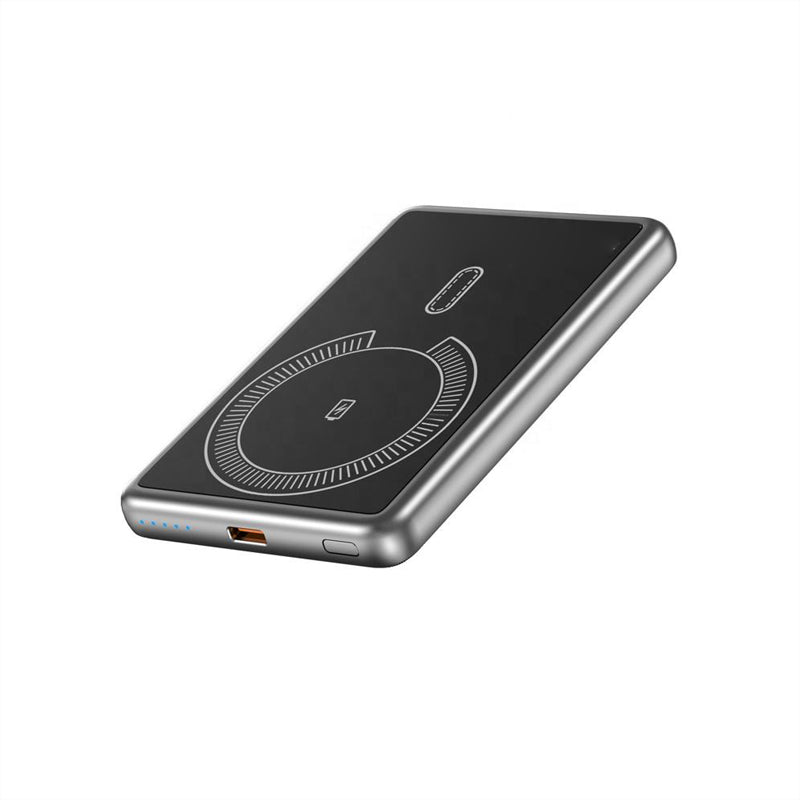 Thin wireless magnetic portable charger