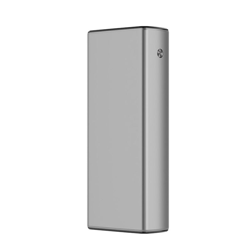 Gray fast charging large capacity portable charger