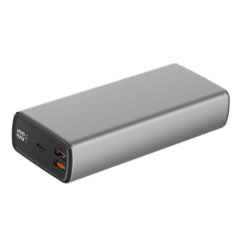 Gray fast charging large capacity portable charger