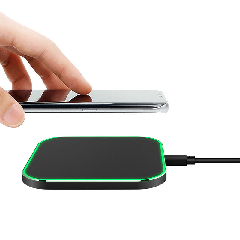 Fast charging rectangular wireless portable charger