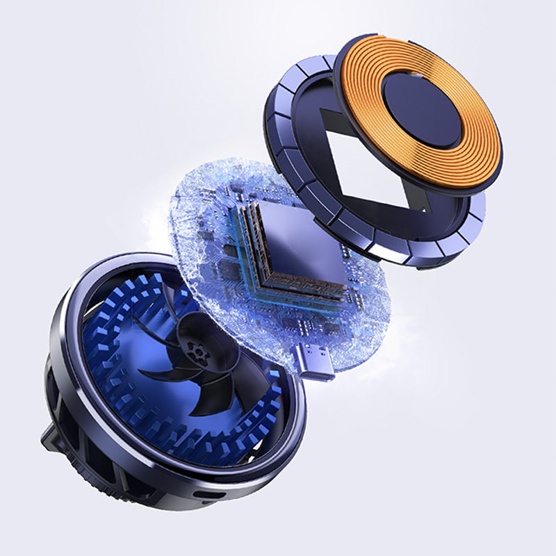 Semiconductor refrigeration magnetic car charger